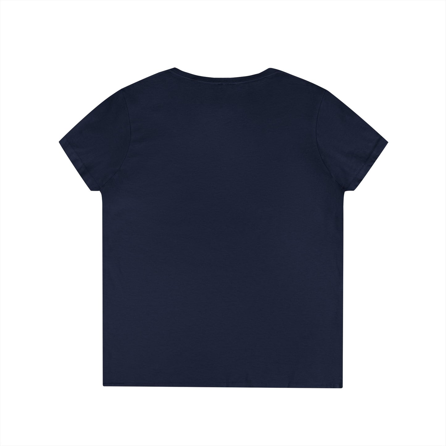 Certified Cutie V-Neck T-Shirt — Cute Cartoon Badge Graphic Tee for Women Printify