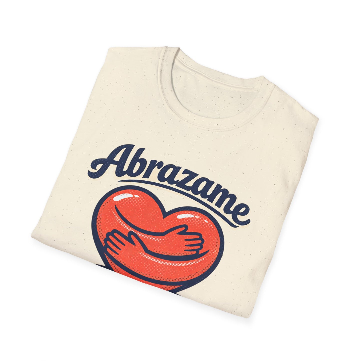 Abrázame Heart Hug T-Shirt — Spanish Love Graphic Tee