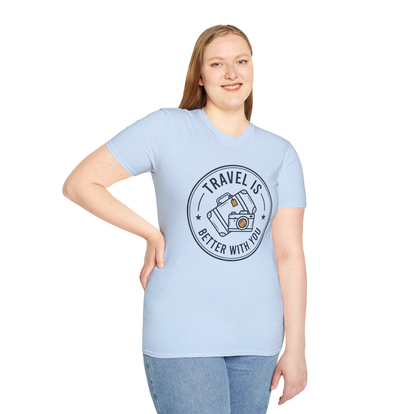 Travel Is Better With You T‑Shirt — Travel Lovers Graphic Tee