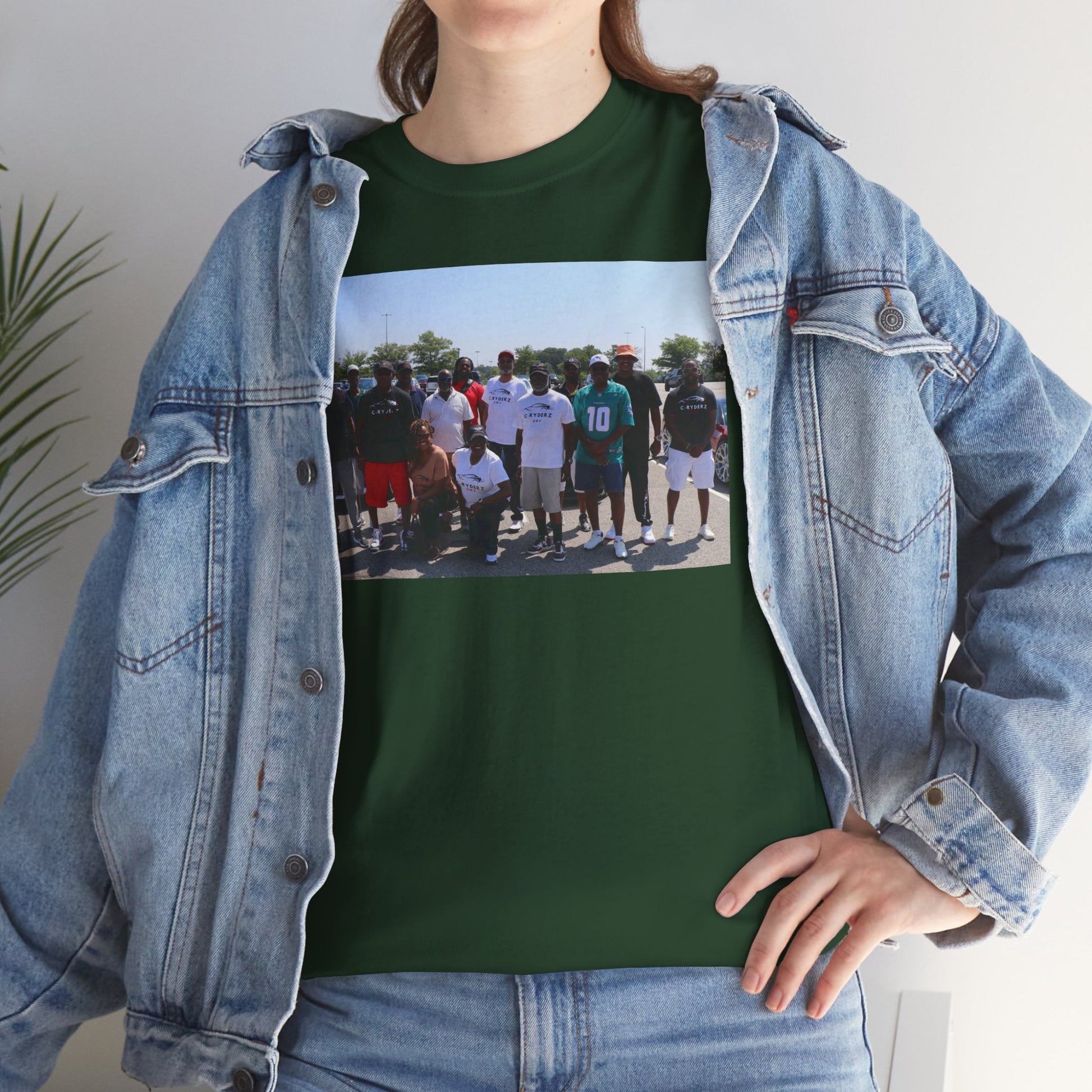 C-RYDERZ Group Photo Custom Tee — Personalized Reunion & Team Picture Shirt Printify