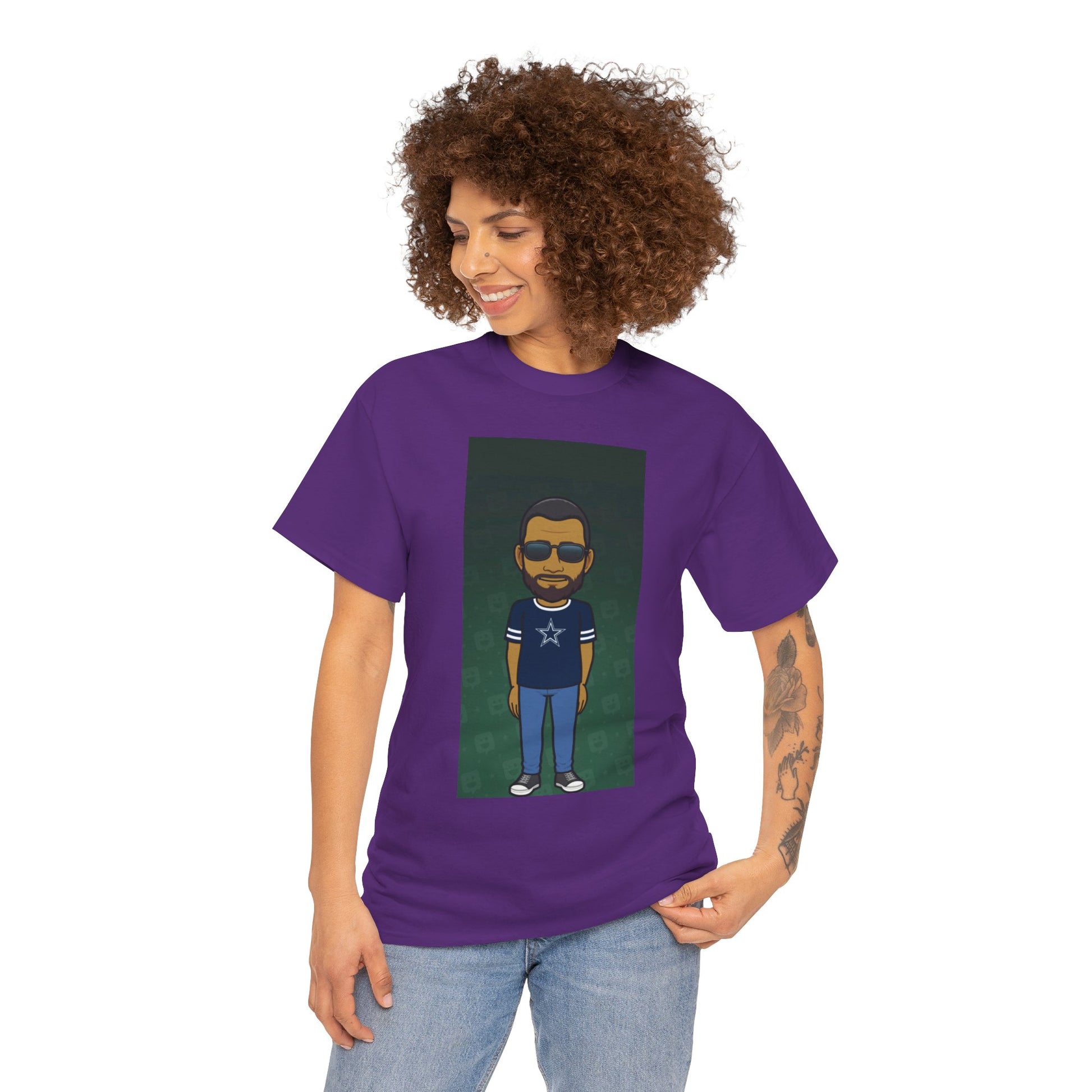 Cartoon Guy Graphic Tee — Personalized Avatar Shirt Printify