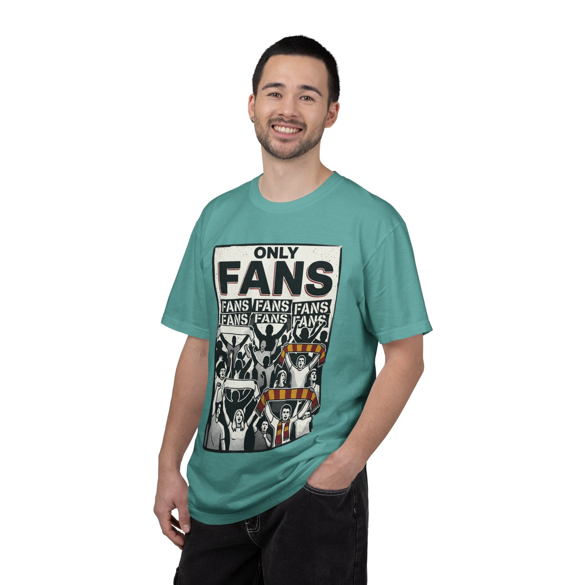 Only Fans Crowd Graphic T-Shirt — Vintage Sports Fan Tee