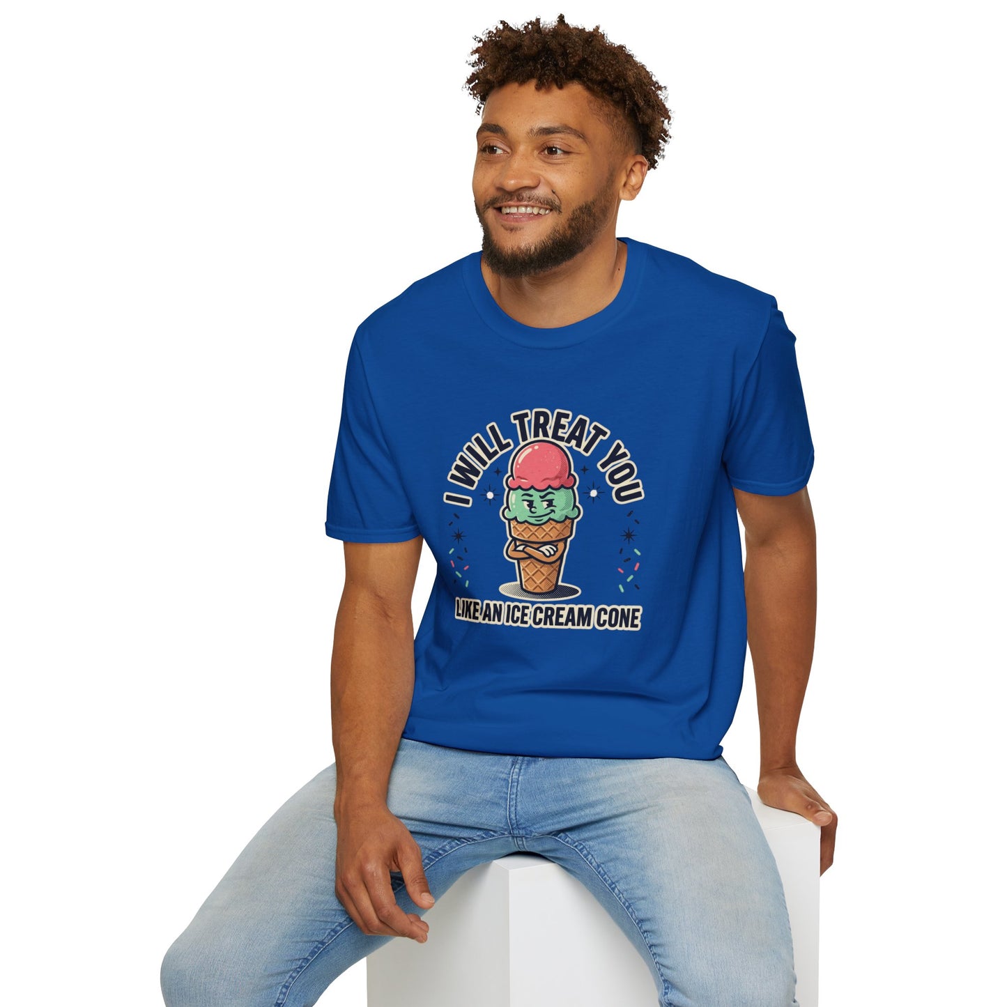I Will Treat You Like An Ice Cream Cone T-Shirt — Cute Ice Cream Graphic Tee