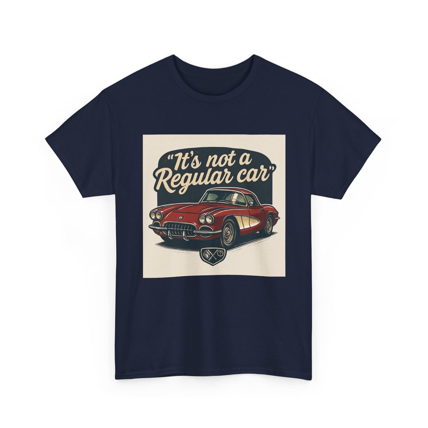 Classic Car Tee — "It's Not a Regular Car" Vintage Muscle Car Shirt Printify