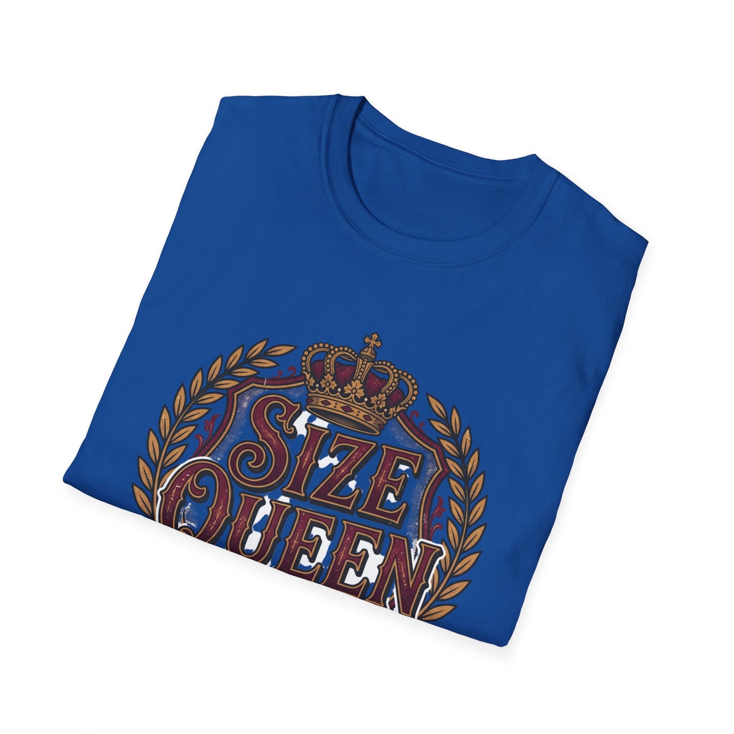 Size Queen T‑Shirt — Vintage Crown Graphic Tee Printify