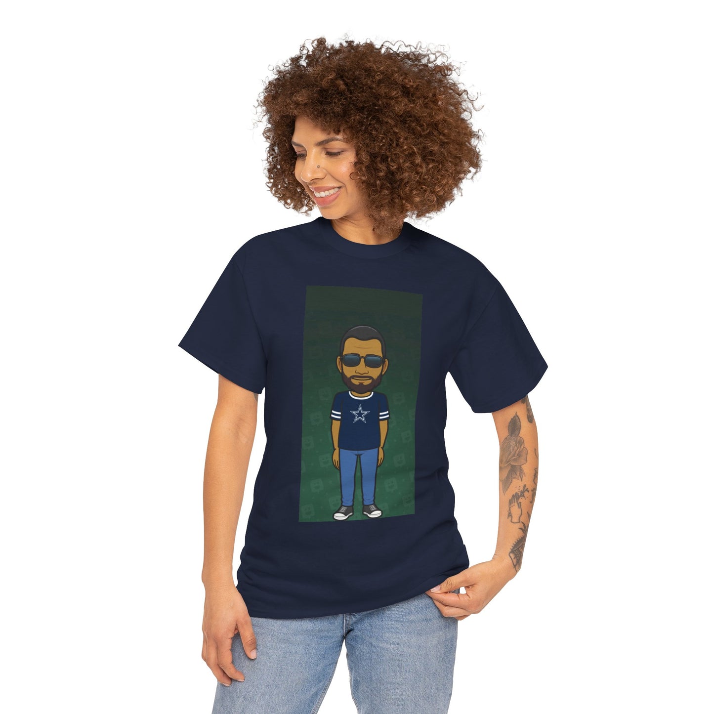 Cartoon Guy Graphic Tee — Personalized Avatar Shirt Printify