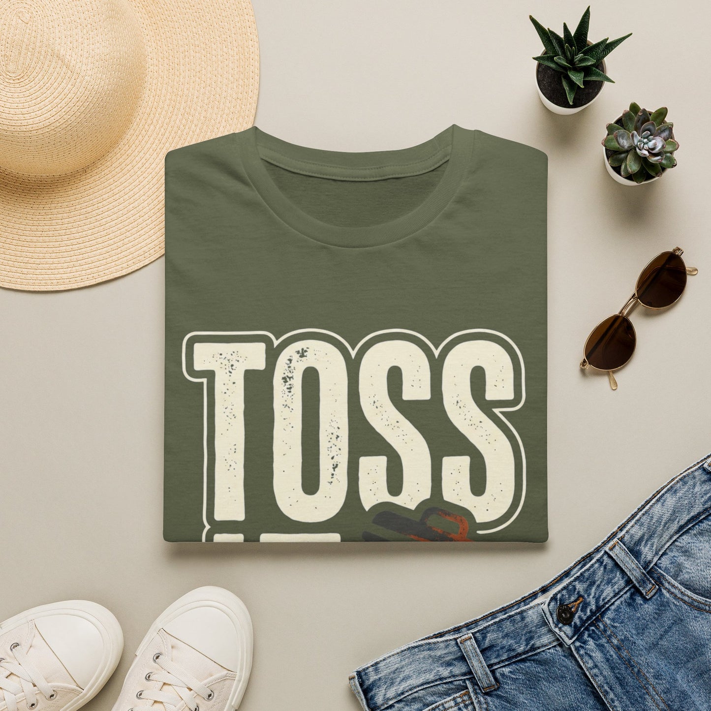 Toss It Graphic T‑Shirt — Casual Recycling / Trash Toss Tee