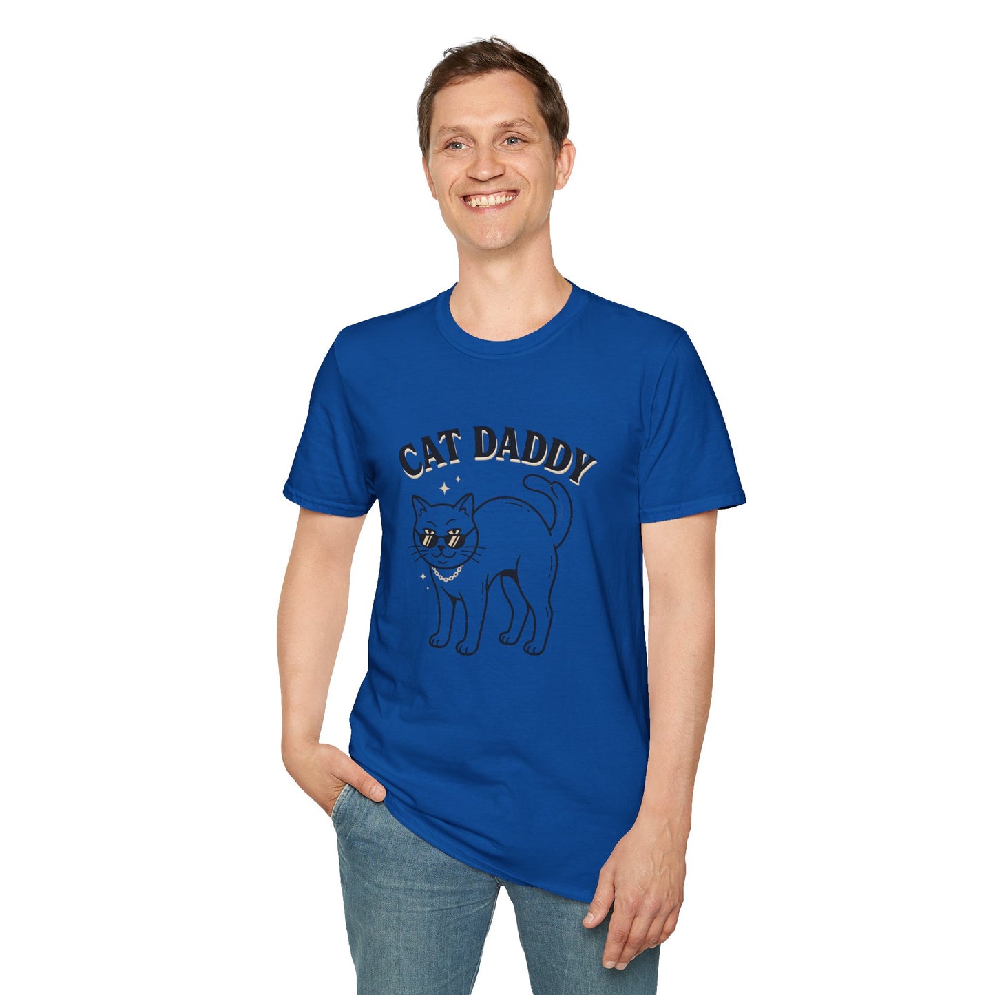 Cat Daddy T-Shirt — Retro Cute Cat Graphic Tee for Cat Lovers