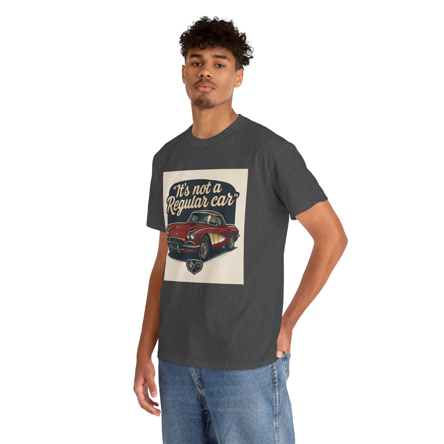 Classic Car Tee — "It's Not a Regular Car" Vintage Muscle Car Shirt Printify