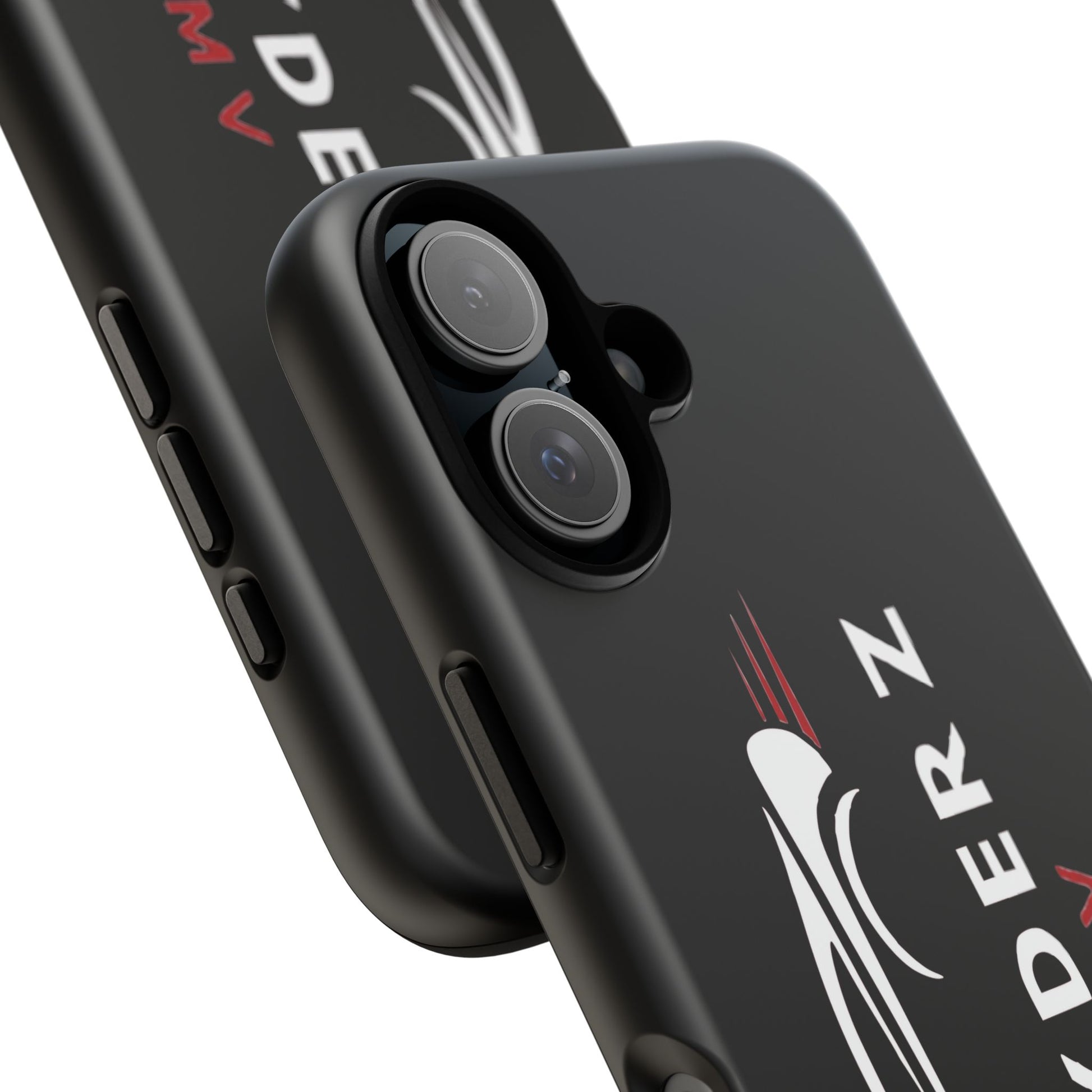 C-Ryderz DMV Black Slim Phone Case — Sporty Car Silhouette Protective Cover Printify