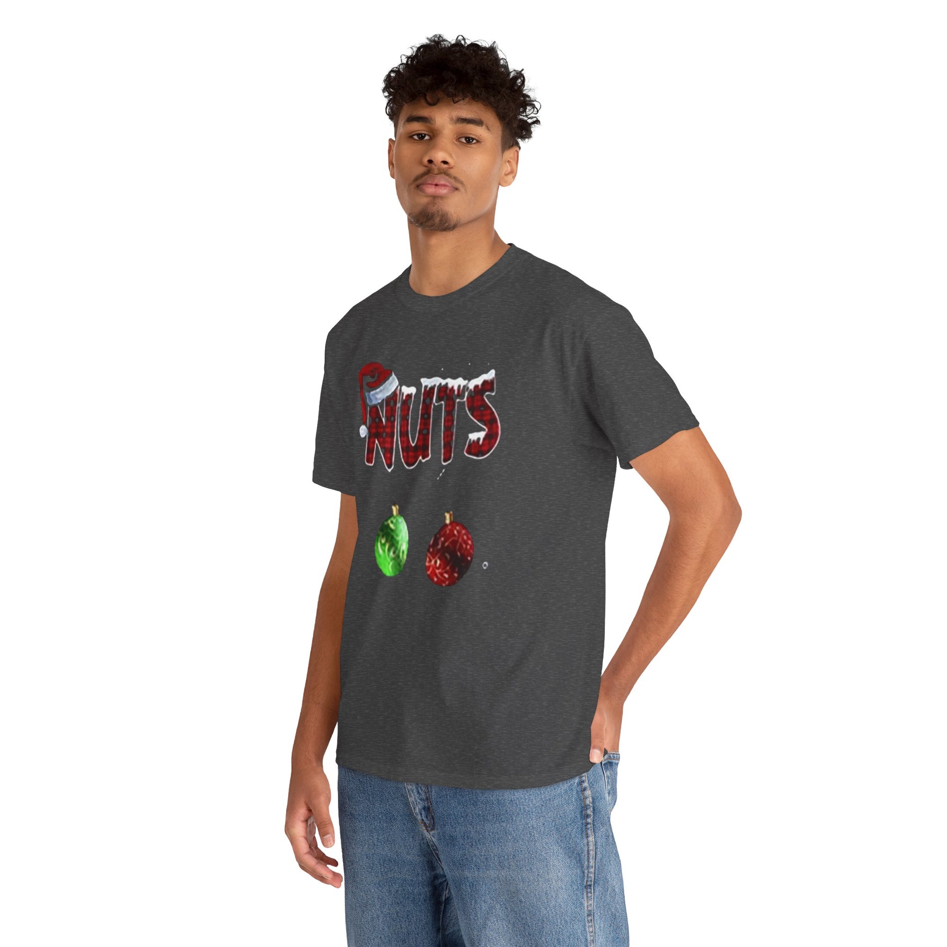 Holiday 'Nuts' Tee — Funny Christmas Ornament Graphic T-Shirt Printify