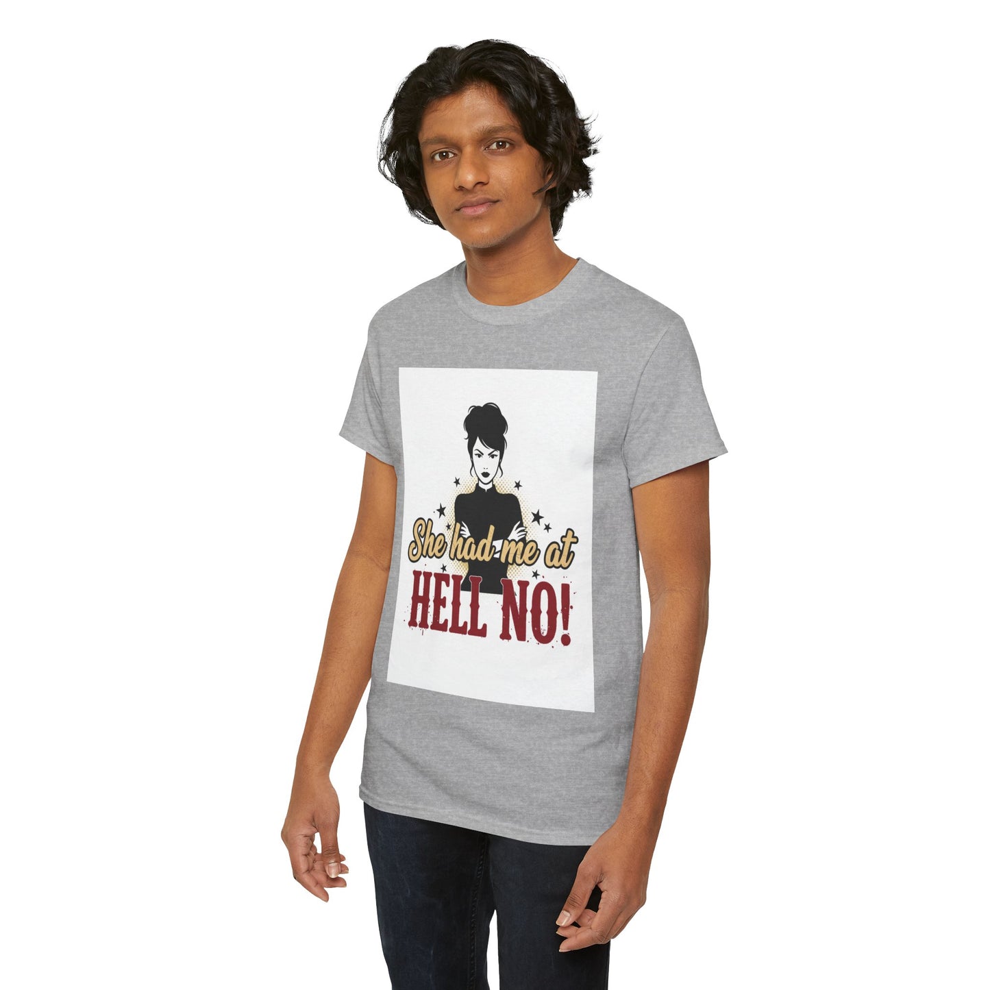 She Had Me At Hell No! Tee – Sassy Retro Graphic T-Shirt