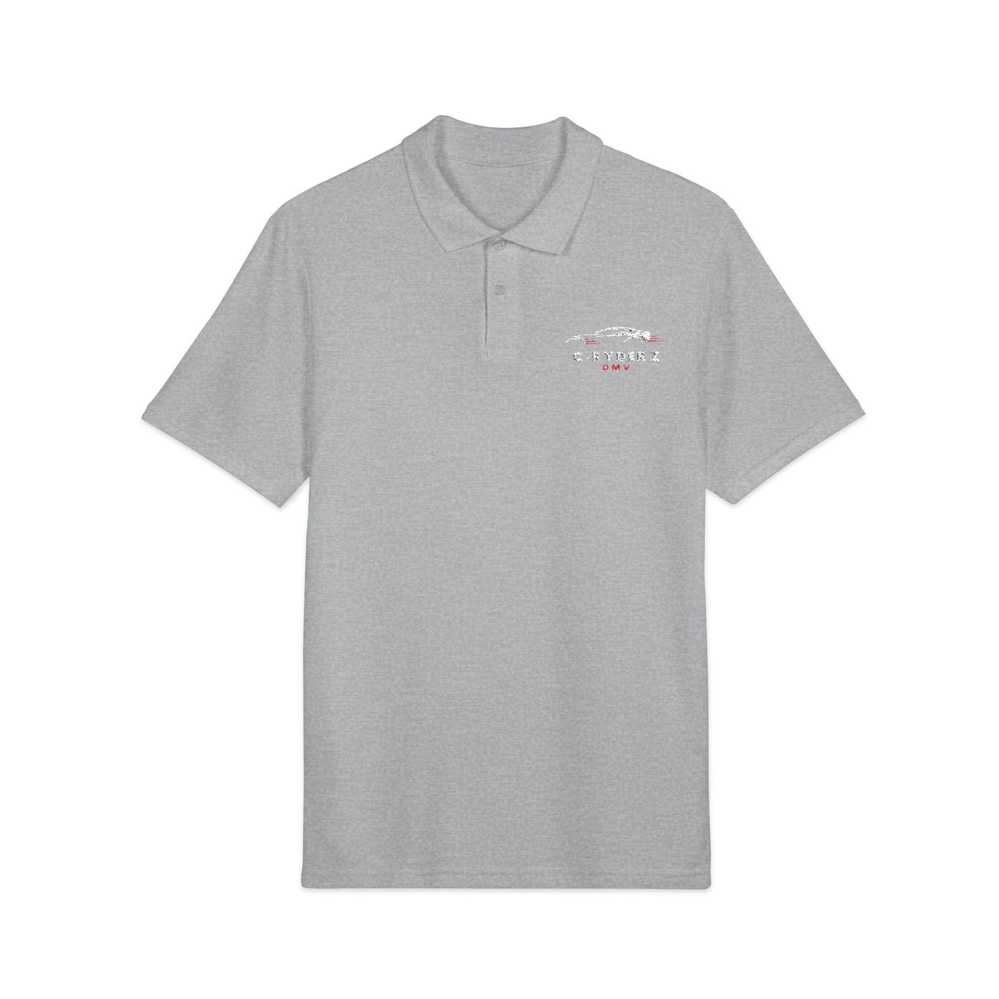 C-RYDERZ Embroidered Unisex Pique Polo Shirt - Casual Comfort & Style Printify