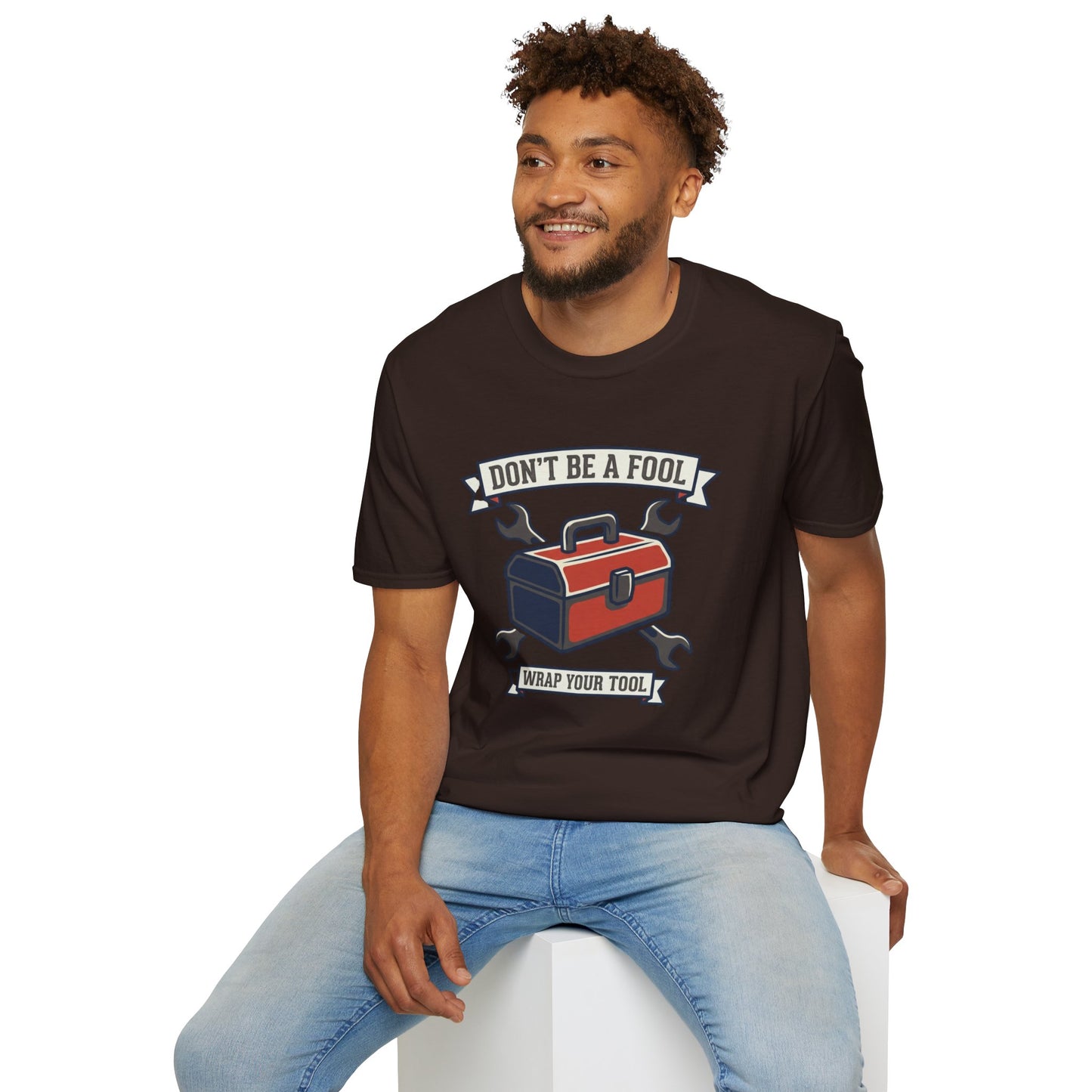 Don't Be a Fool Toolbox T‑Shirt — Wrap Your Tool Shirt for Mechanics & DIYers