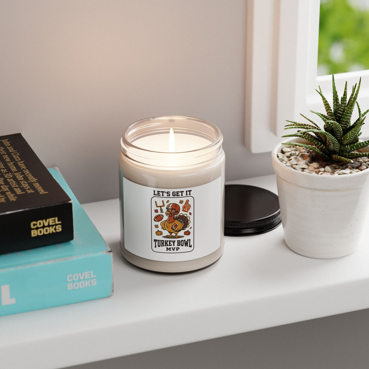 Turkey Bowl MVP Candle | Thanksgiving, Pumpkin Spice Soy Candle