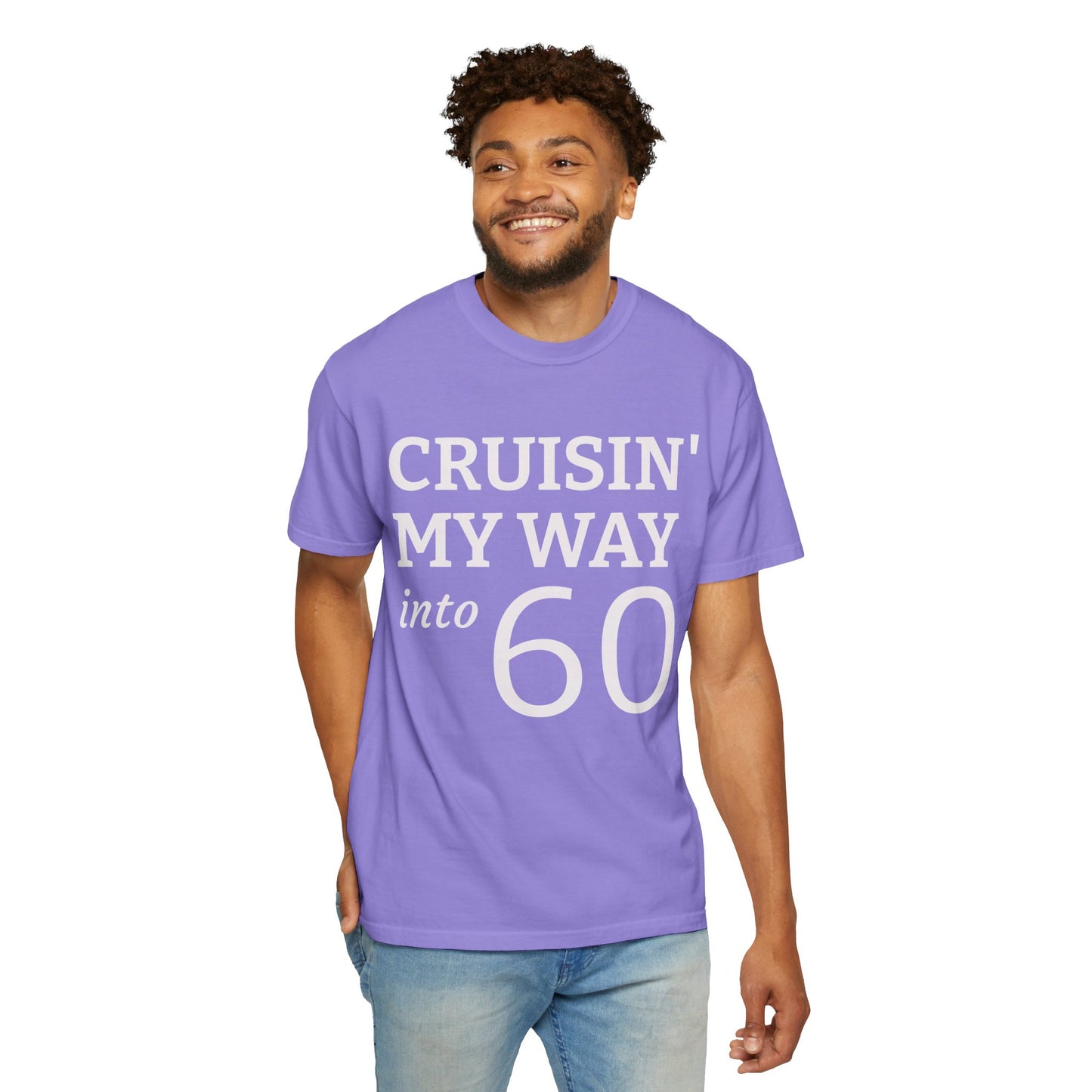 Cruisin' My Way Into 60 T-Shirt — 60th Birthday Tee