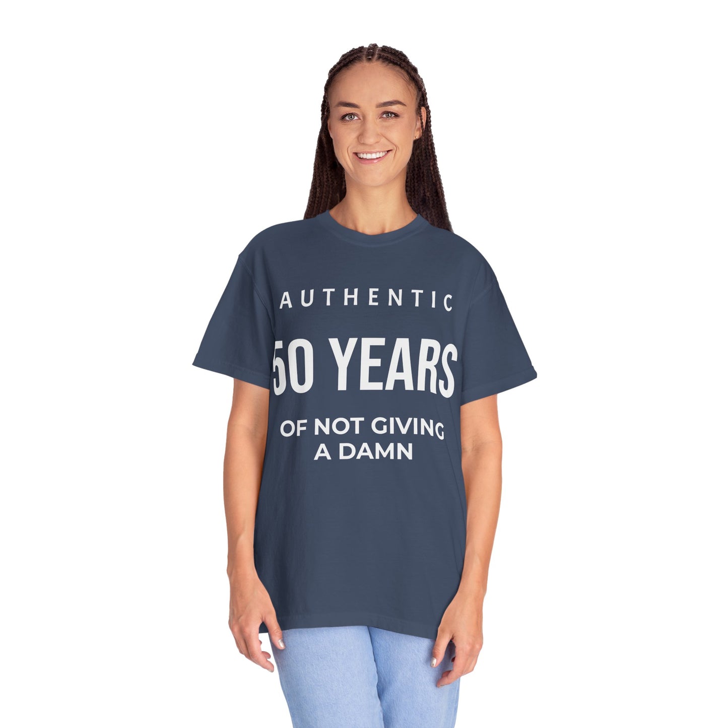 50 Years of Not Giving a Damn T-Shirt — Funny 50th Birthday Tee