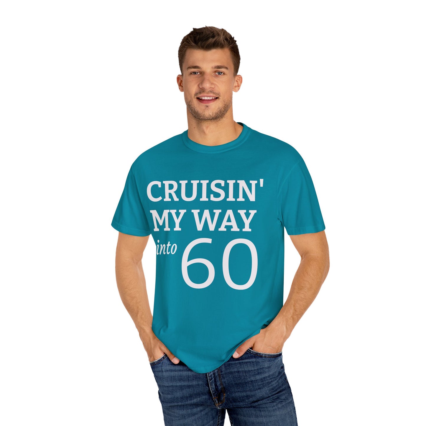 Cruisin' My Way Into 60 T-Shirt — 60th Birthday Tee