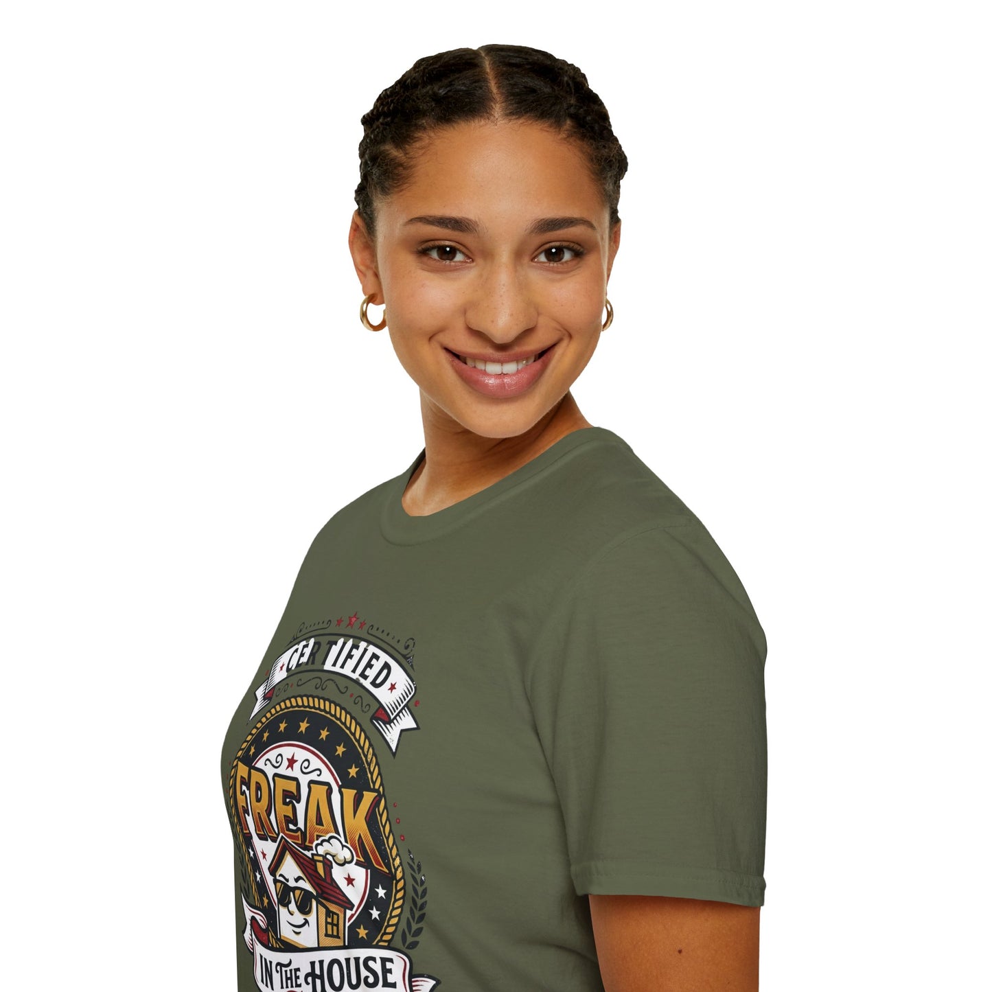 Certified Freak In The House Graphic T-Shirt Printify