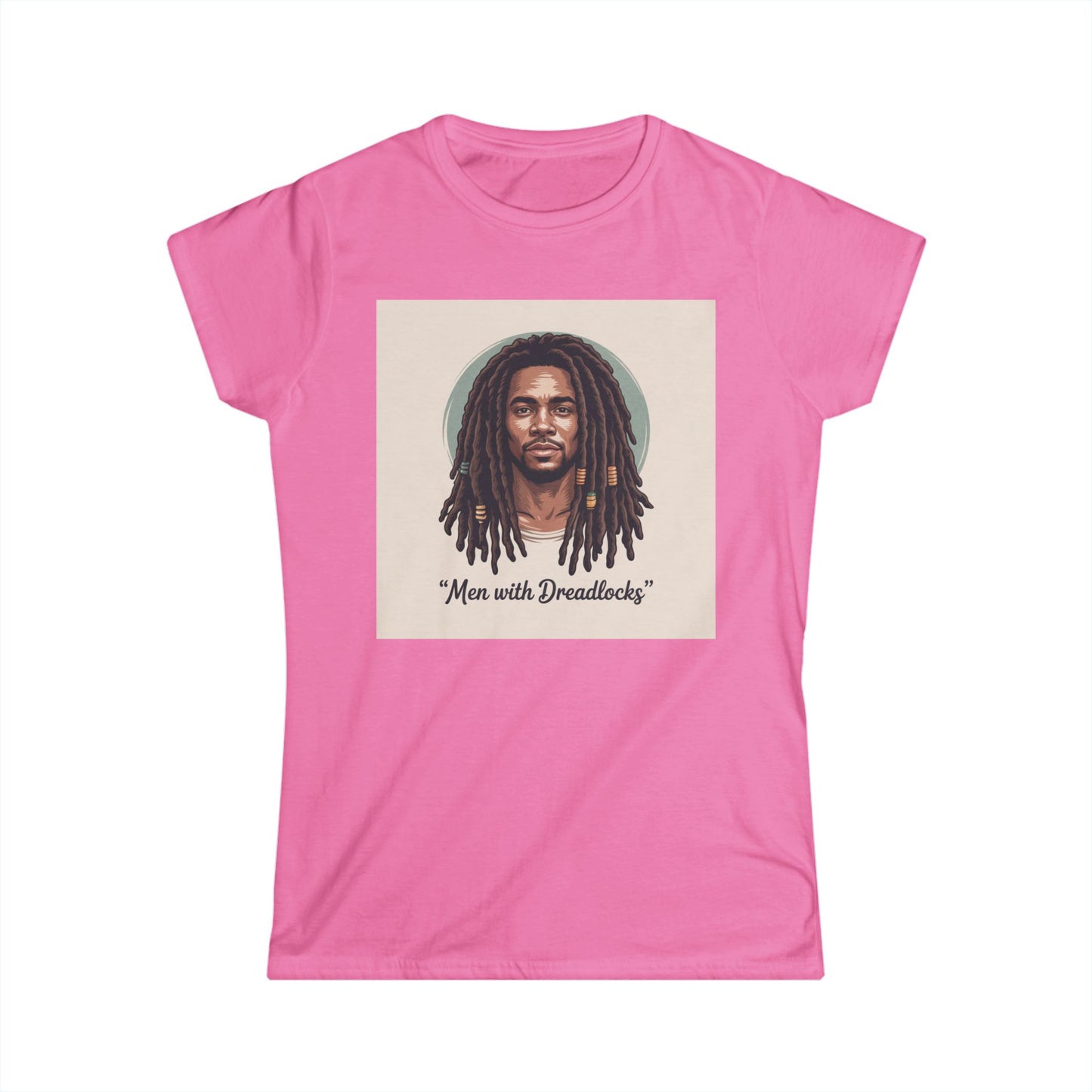 Dreadlocks Portrait Tee — "Men with Dreadlocks" Graphic Women's Shirt Printify