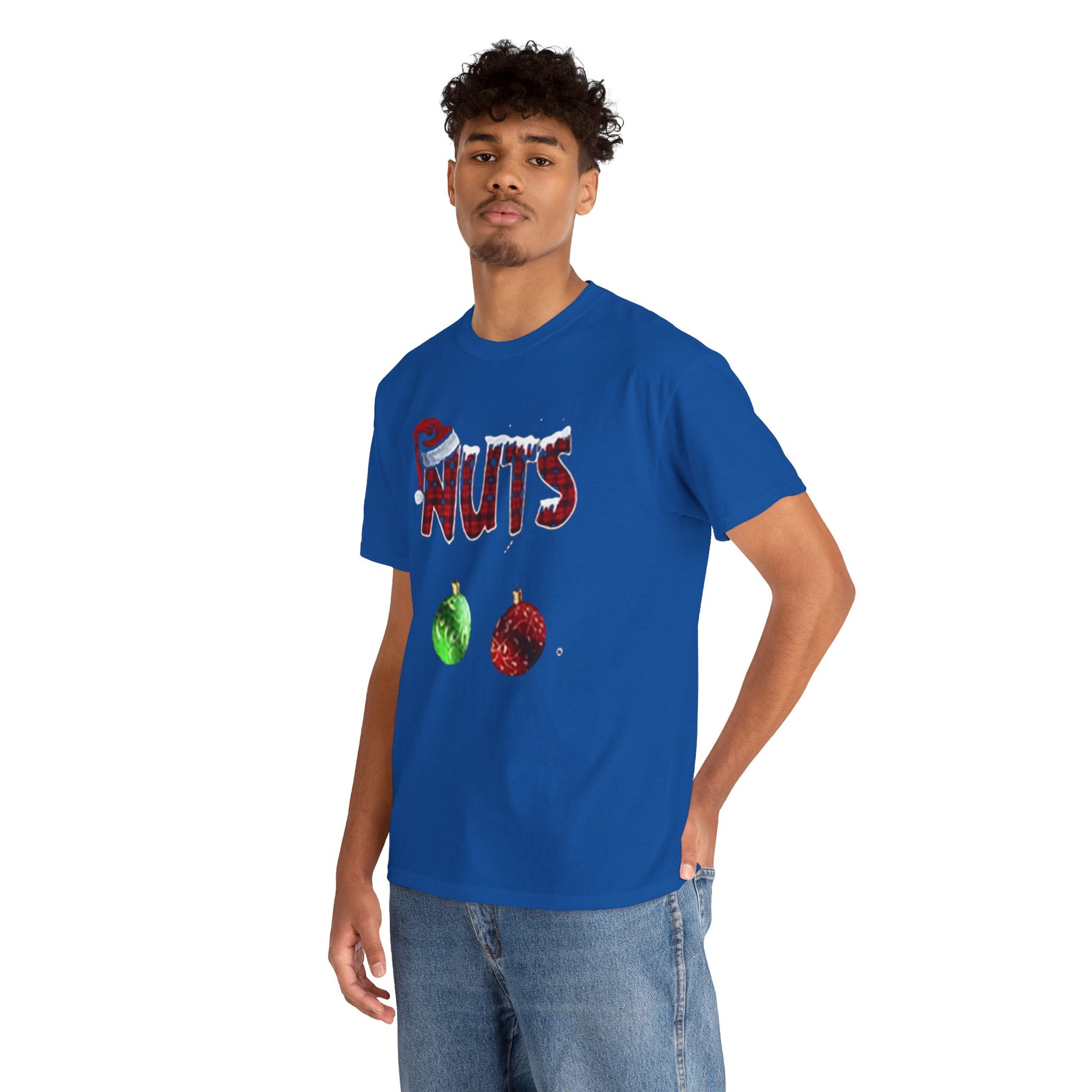 Holiday 'Nuts' Tee — Funny Christmas Ornament Graphic T-Shirt Printify