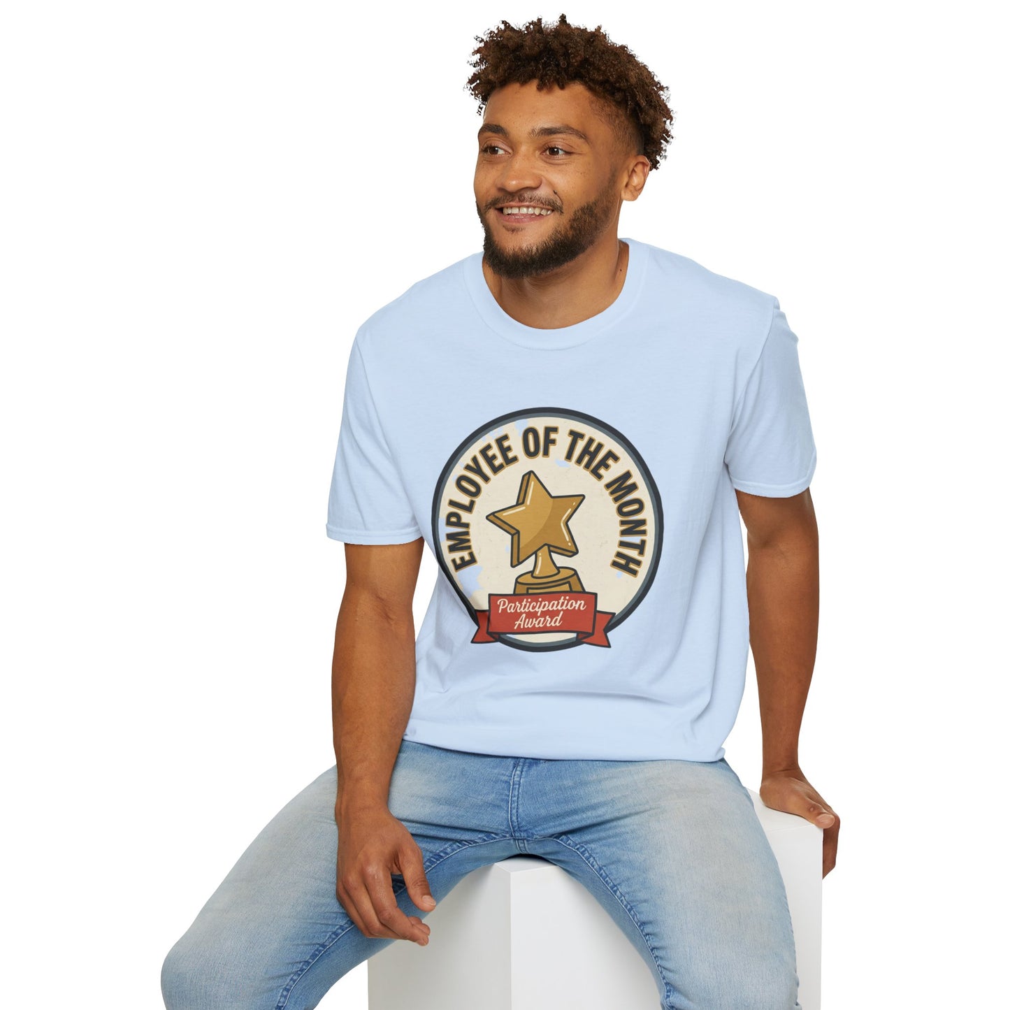 Employee of the Month T-Shirt — Participation Award Star Tee