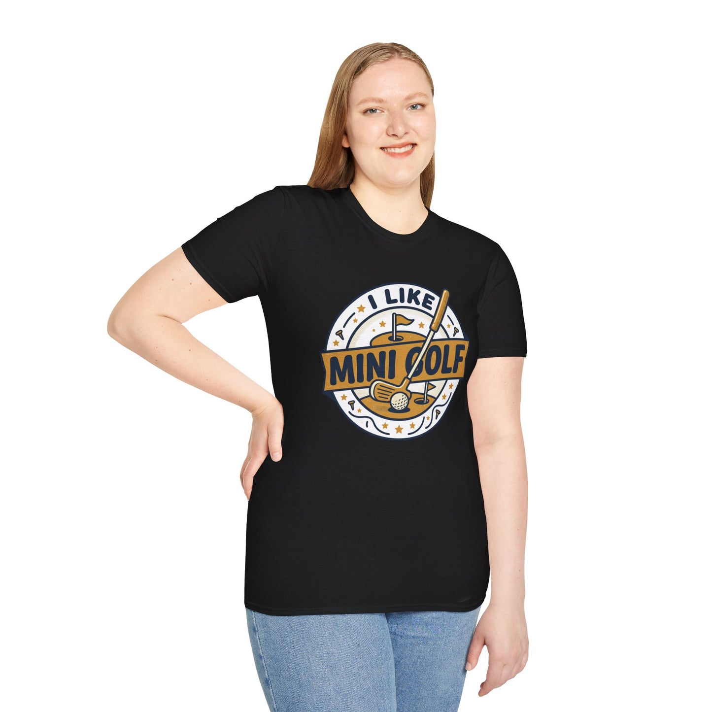 I Like Mini Golf T-Shirt — Retro Mini-Golf Graphic Tee for Fans & Players