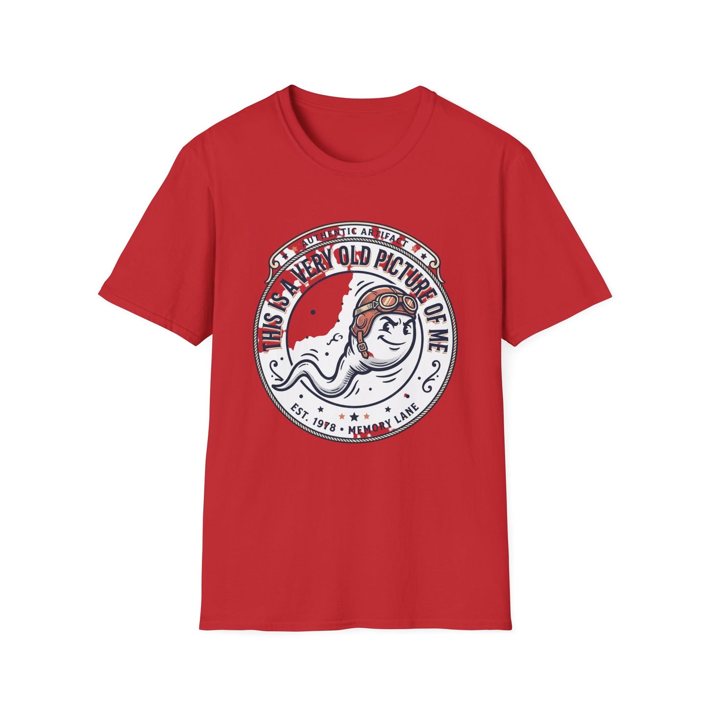 "This Is A Very Old Picture Of Me" Retro Marine Tee