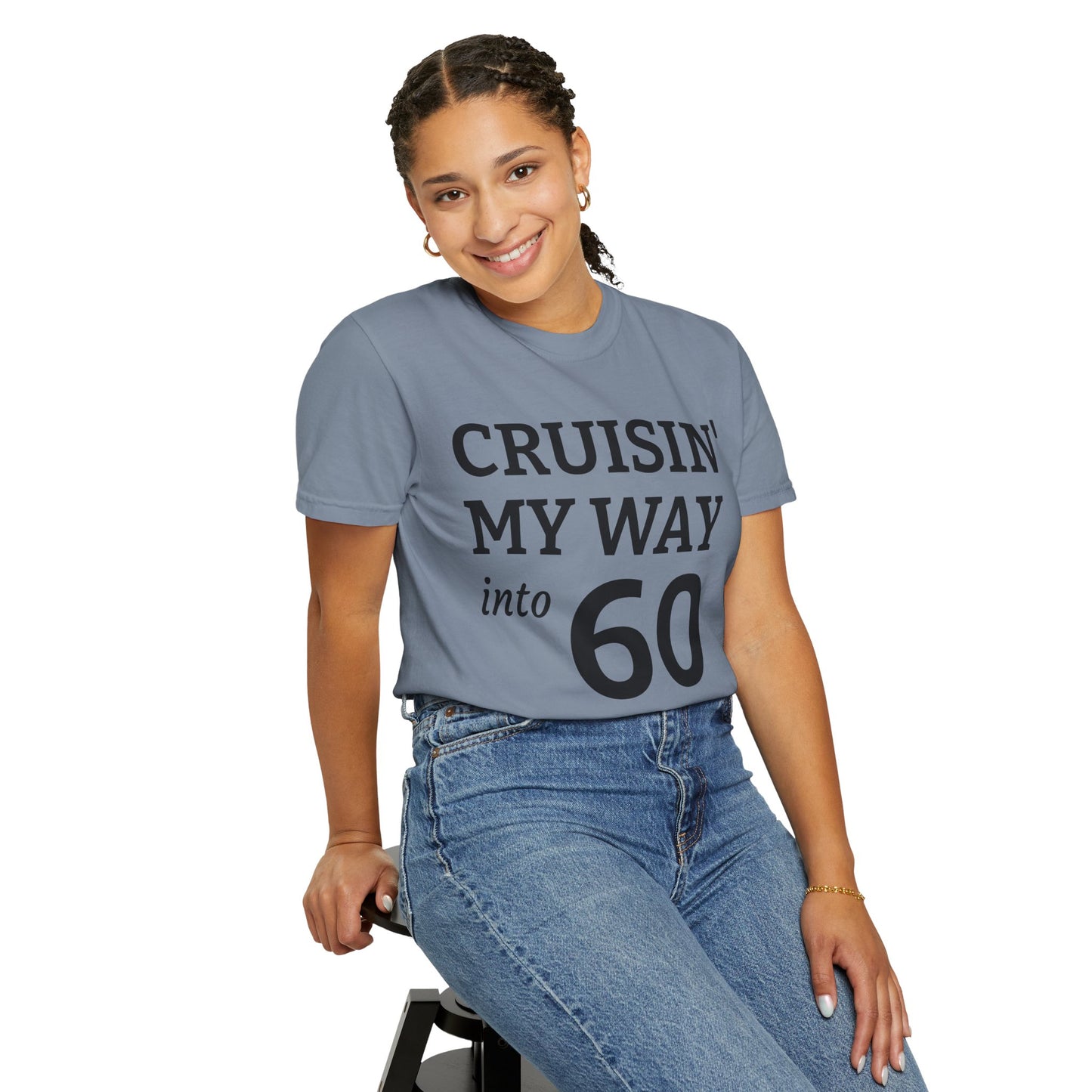 Cruisin' My Way Into 60 T-Shirt — 60th Birthday Tee