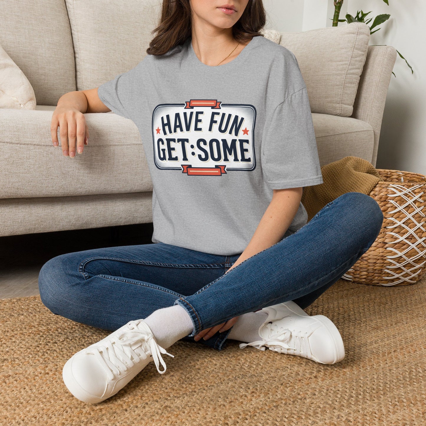 Have Fun Get Some T-Shirt — Retro Road Sign Graphic Tee
