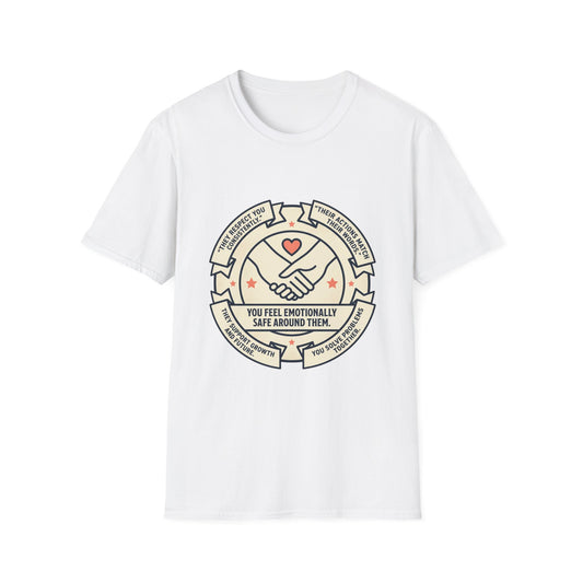 You Make Me Feel Safe Around You T‑Shirt — Emotional Safety Crewneck