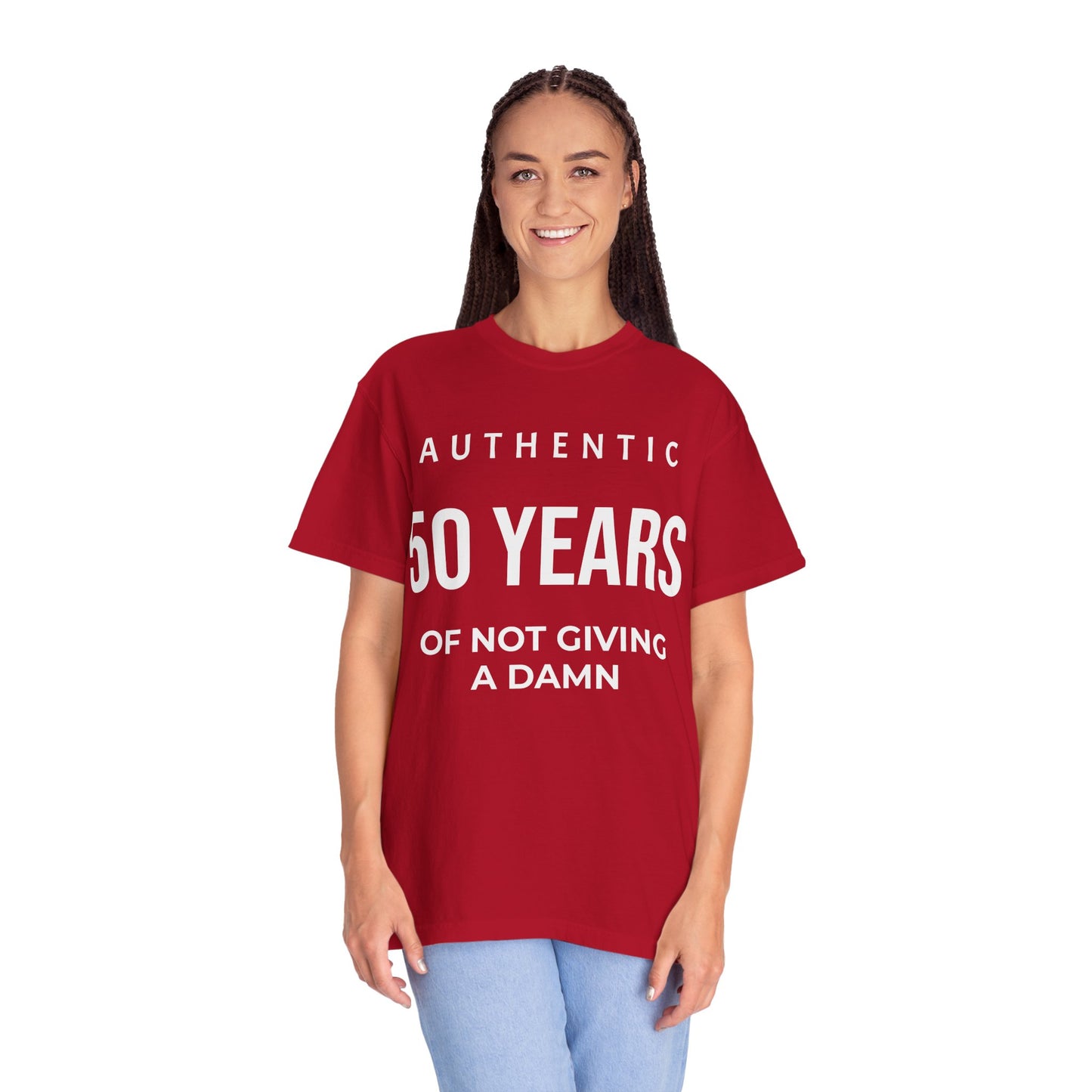 50 Years of Not Giving a Damn T-Shirt — Funny 50th Birthday Tee