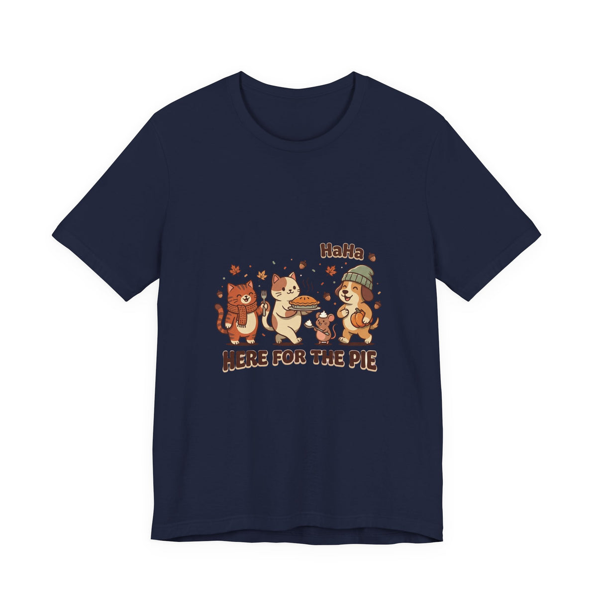 Here for the Pie Tee | Thanksgiving Turkey Pumpkin Pie Harvest
