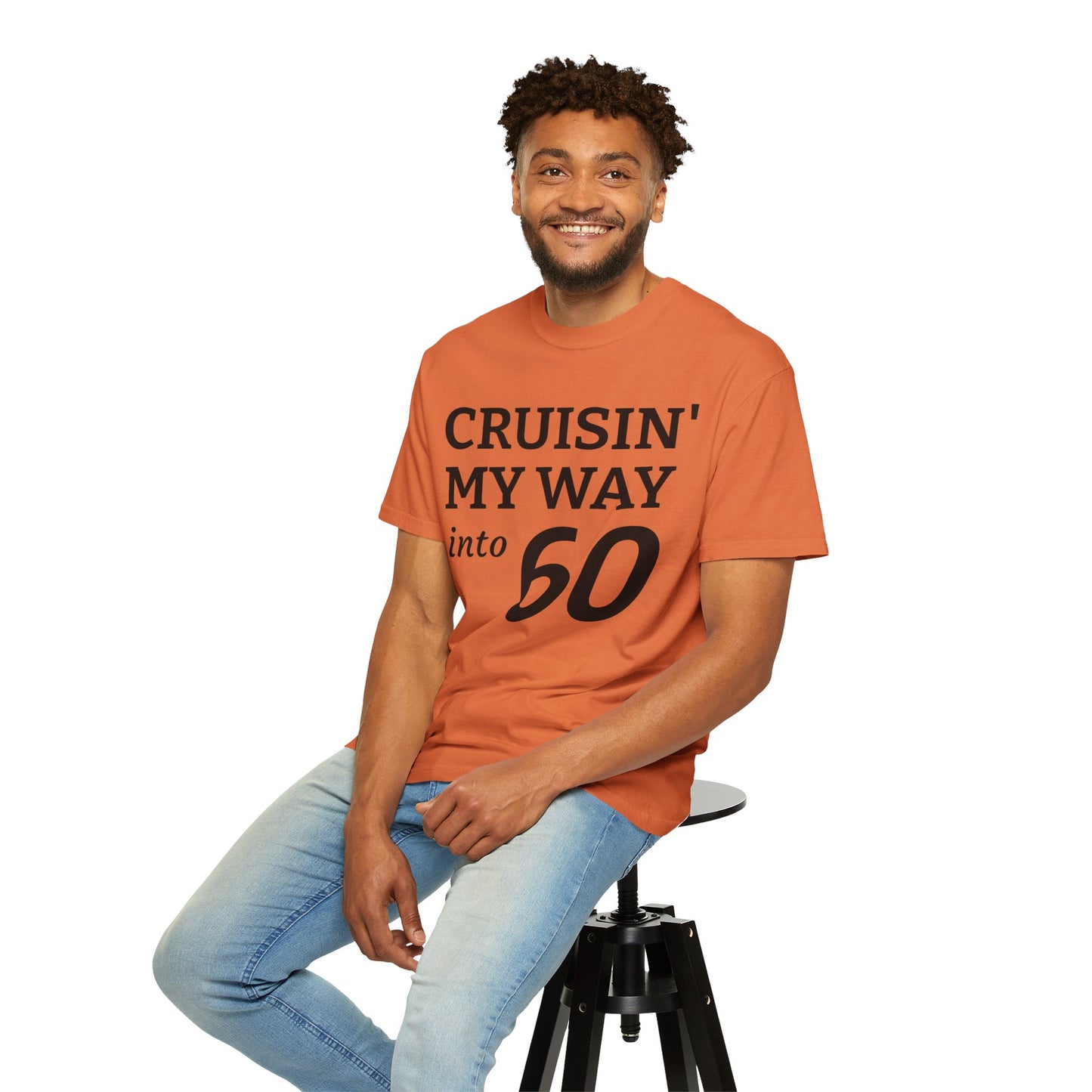 Cruisin' My Way Into 60 T-Shirt — 60th Birthday Tee