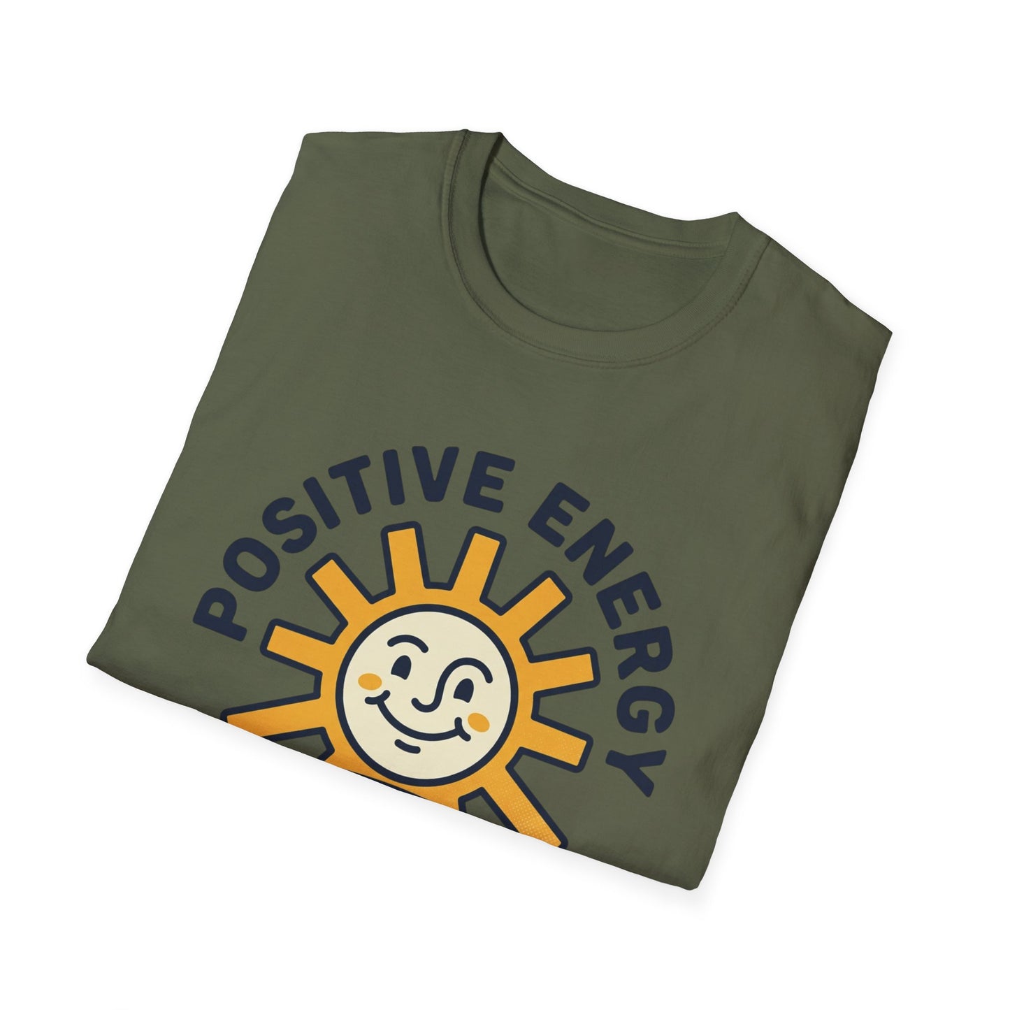 Positive Energy T-Shirt — Sunny 'Positive Energy Only' Graphic Tee