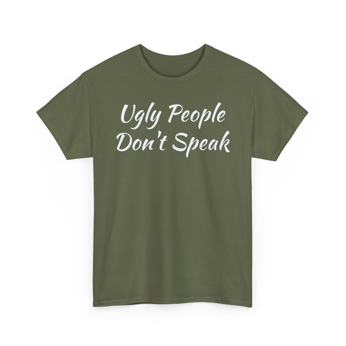 Ugly People Don't Speak