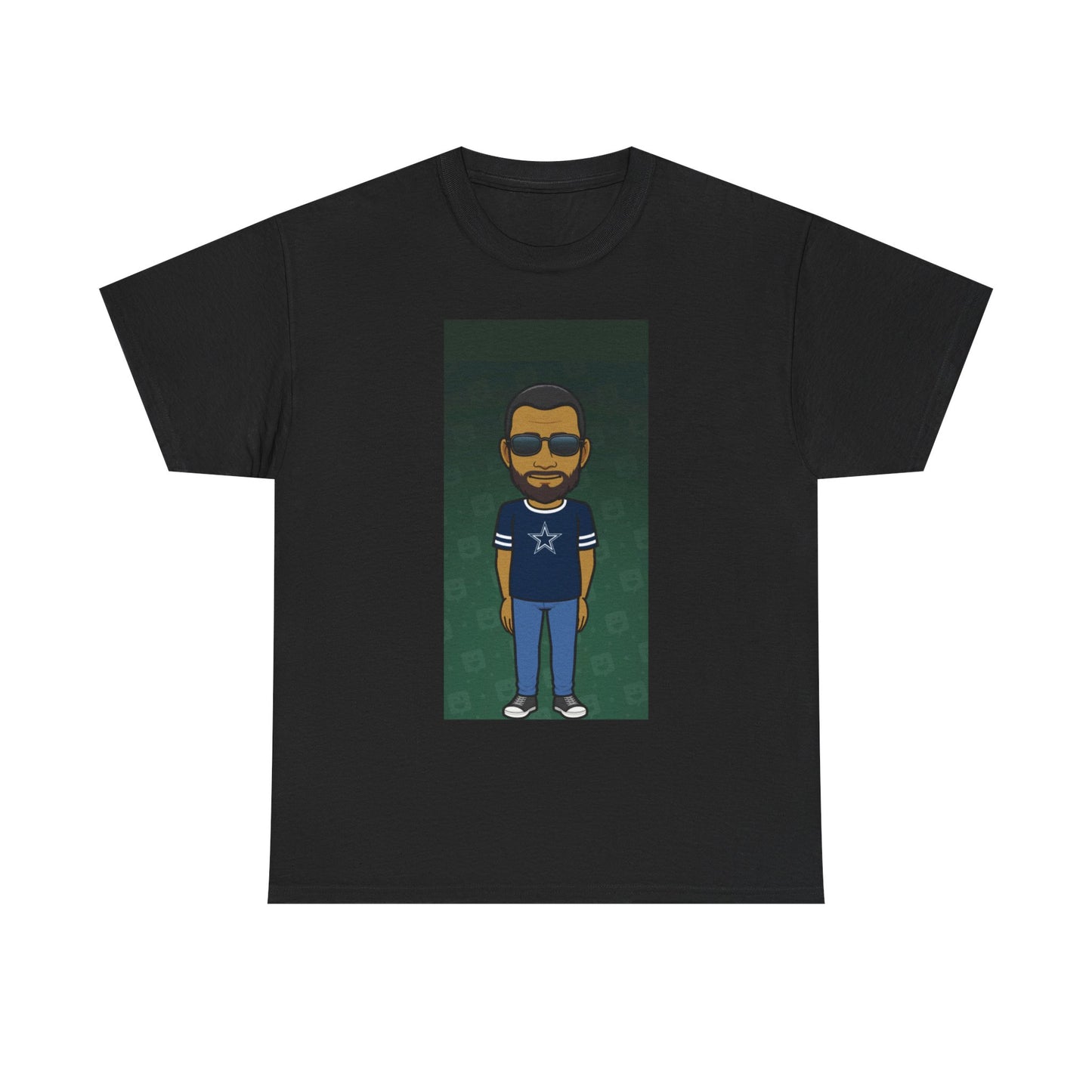 Cartoon Guy Graphic Tee — Personalized Avatar Shirt Printify