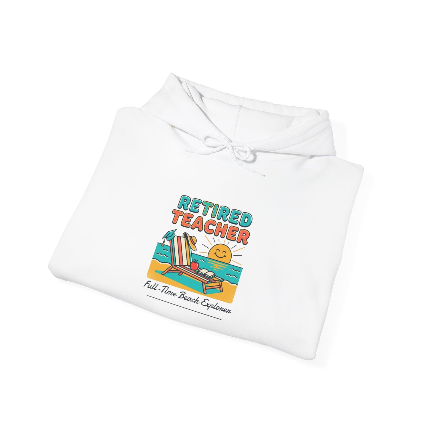 Retired Teacher Hoodie | Retirement, Beach Life, Custom Year
