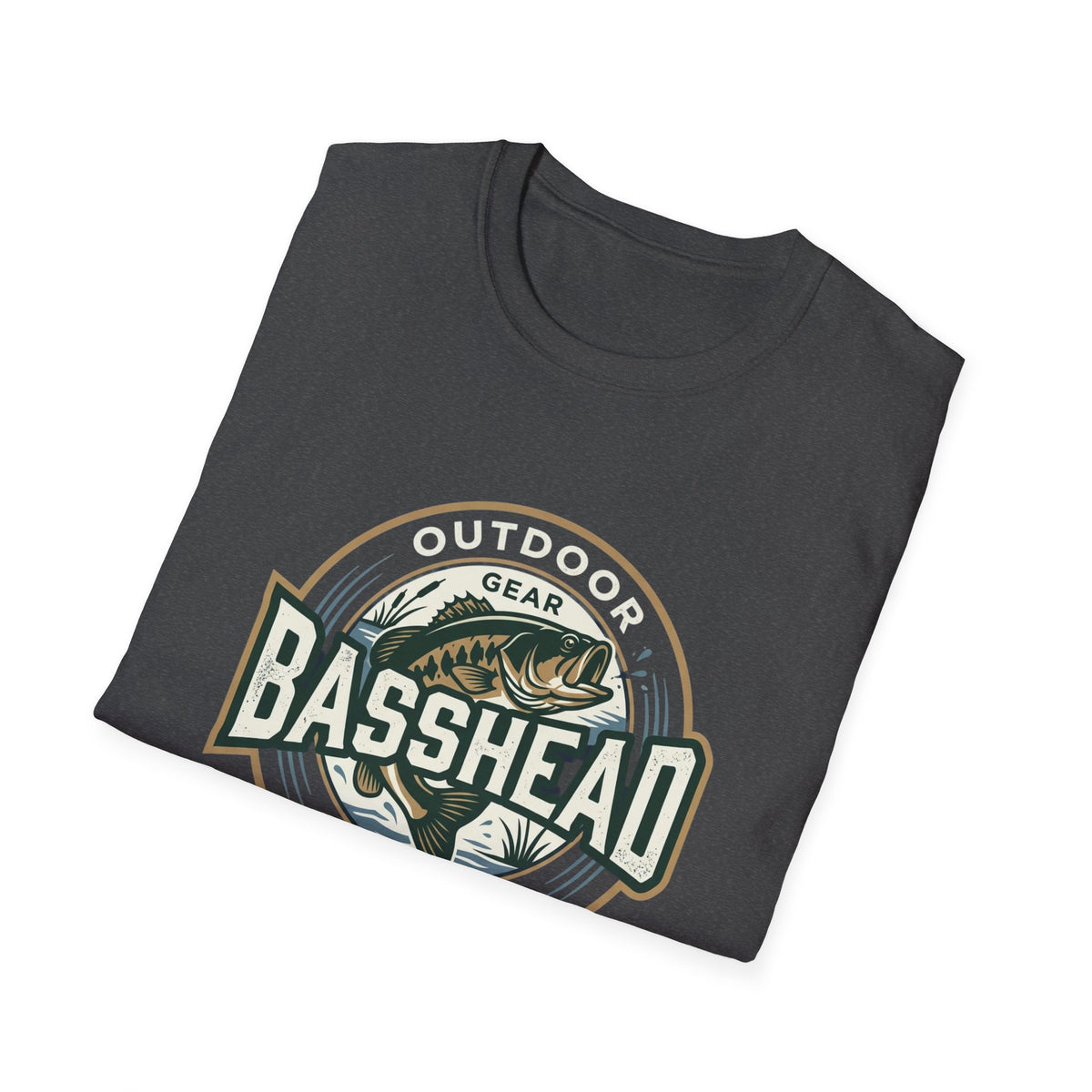 Basshead Fishing T-Shirt — Retro Bass Gear Tee