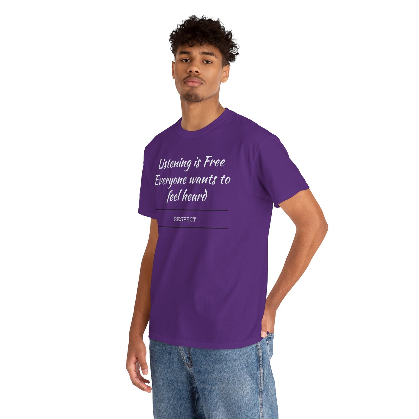 Listening is Free, Feel Heard
