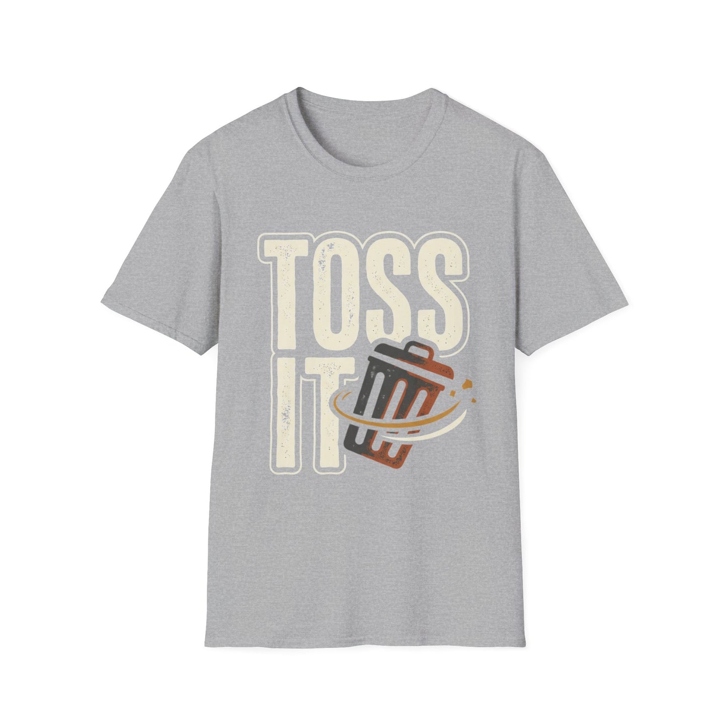 Toss It Graphic T‑Shirt — Casual Recycling / Trash Toss Tee