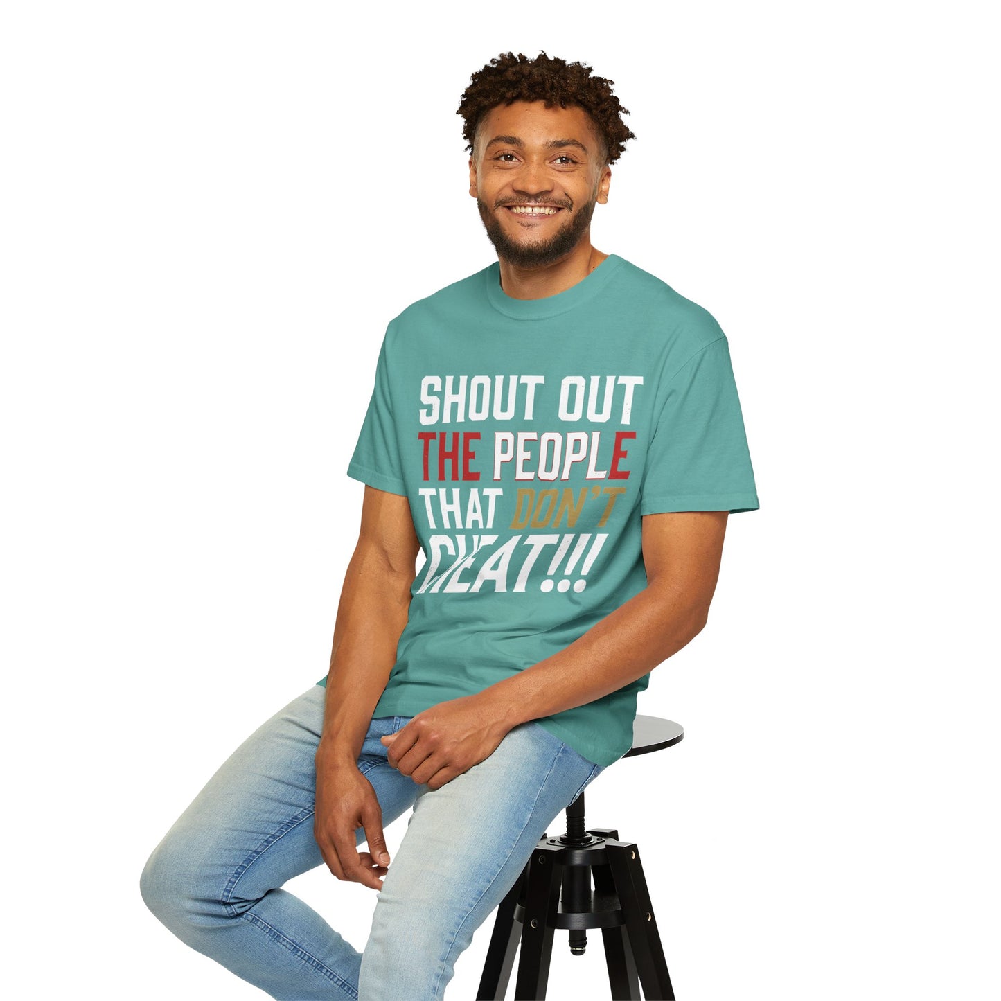 Shout Out The People That Don't Cheat!!! T-Shirt — Funny Honesty Statement Tee