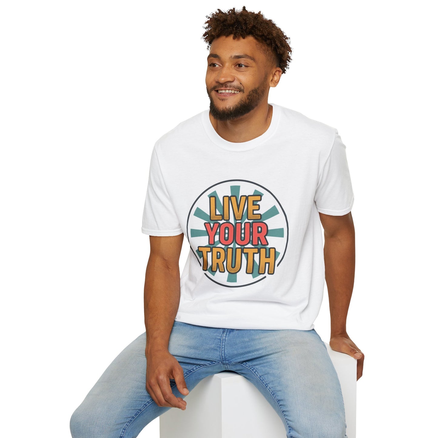 Live Your Truth T-Shirt — Retro Inspirational Graphic Tee
