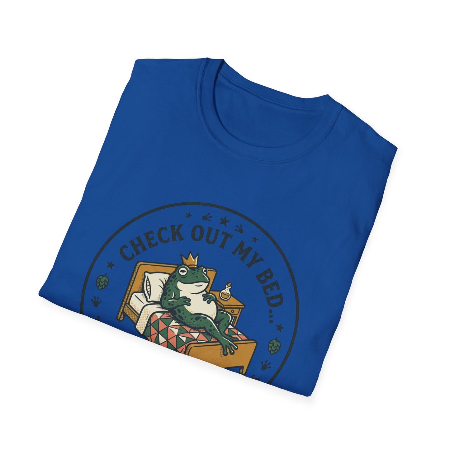 "Check Out My Bed" Cat Illustration Tee (There’s Where the Magic Happens)