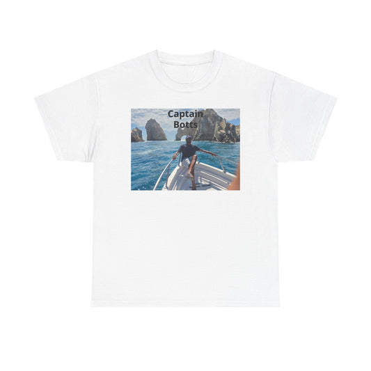 Larry T-Shirt — "Captain Botts" Boat Photo Graphic Tee | Nautical Vacation Crew Shirt