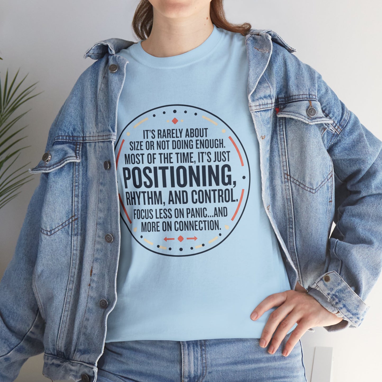 "Positioning, Rhythm, and Control" Motivational Tee—Inspirational Quote T-Shirt