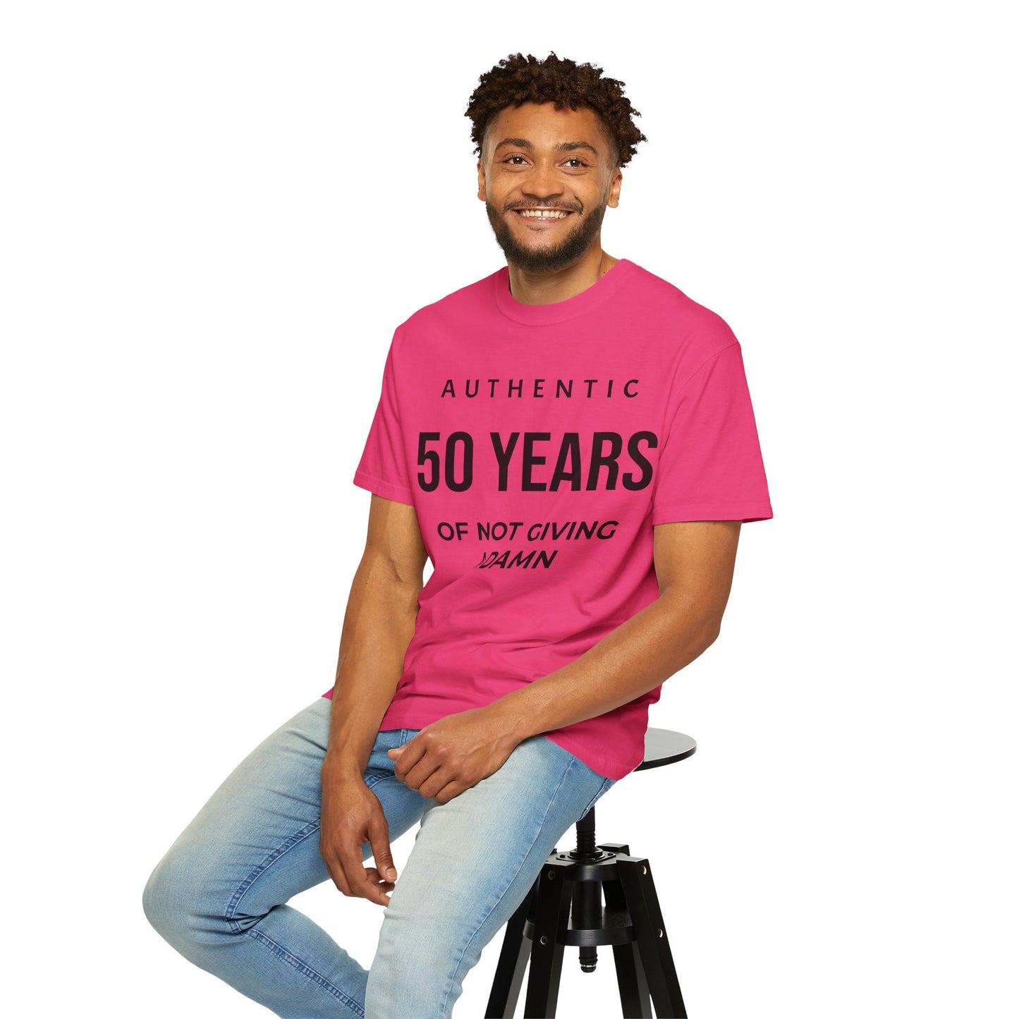 50 Years of Not Giving a Damn T-Shirt — Funny 50th Birthday Tee