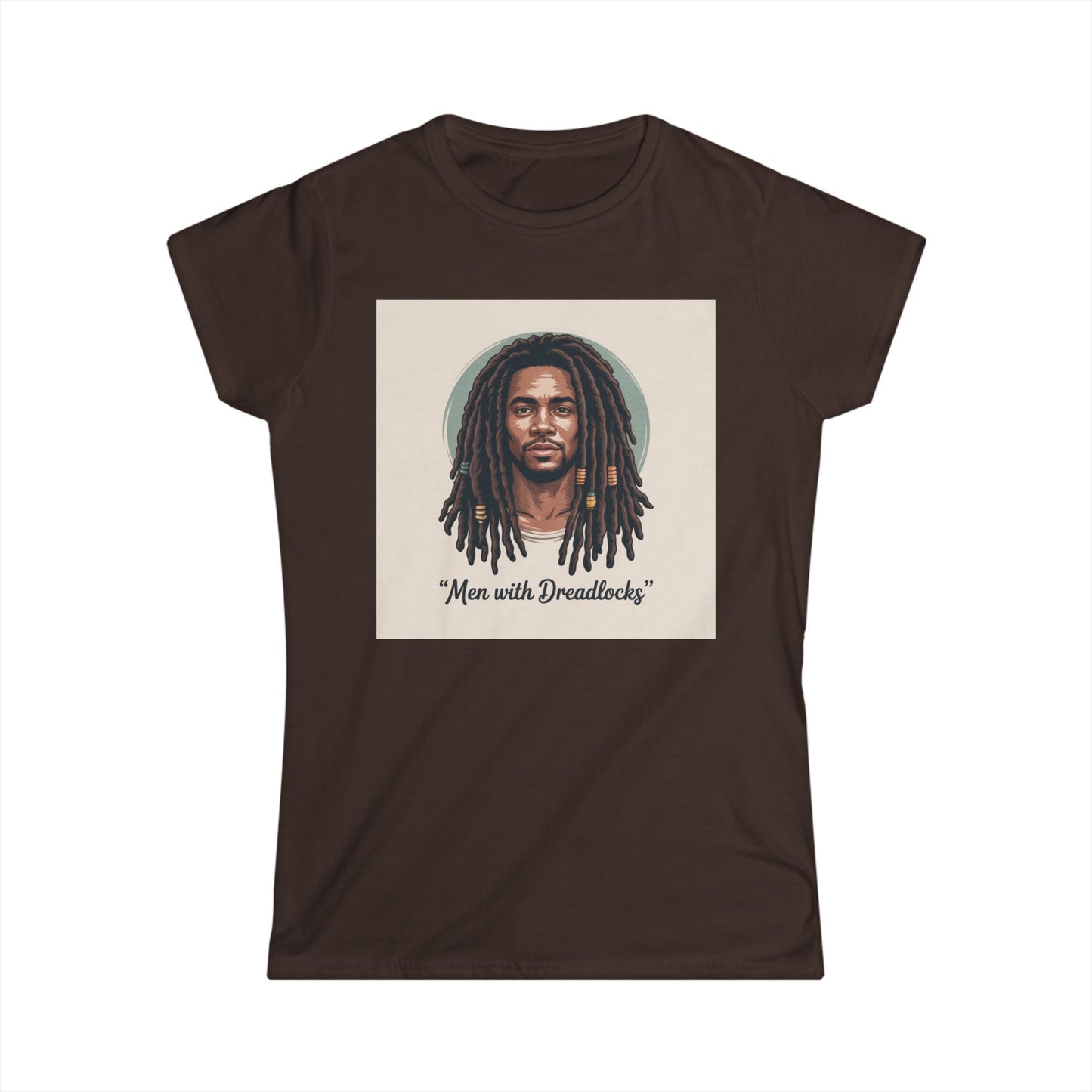 Dreadlocks Portrait Tee — "Men with Dreadlocks" Graphic Women's Shirt Printify