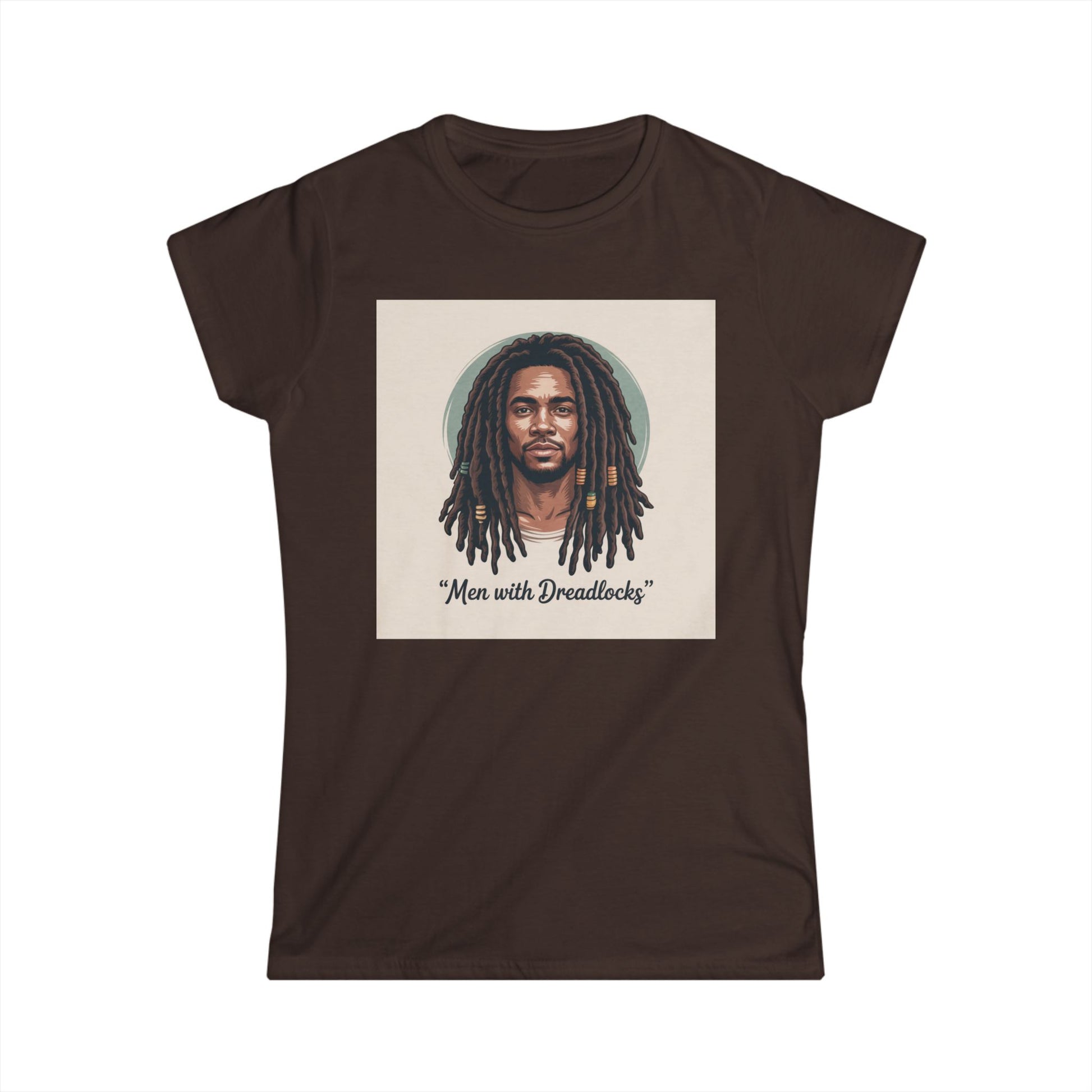 Dreadlocks Portrait Tee — "Men with Dreadlocks" Graphic Women's Shirt Printify
