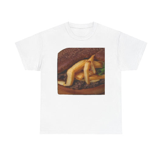 Fast Food Lover's - Burger & Fries Graphic T-Shirt